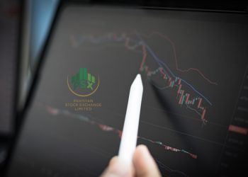 The KSE-100 Index after a topsy and turvy session although index managed to close in marginal green candle