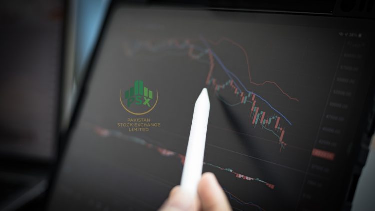 The KSE-100 Index after a topsy and turvy session although index managed to close in marginal green candle