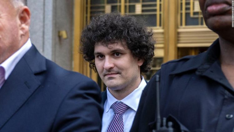 Former FTX chief Sam Bankman-Fried leaves the Federal Courthouse following a bail hearing ahead of his October trial, in New York City on July 26, 2023. (Photo by ANGELA WEISS / AFP) (Photo by ANGELA WEISS/AFP via Getty Images)
