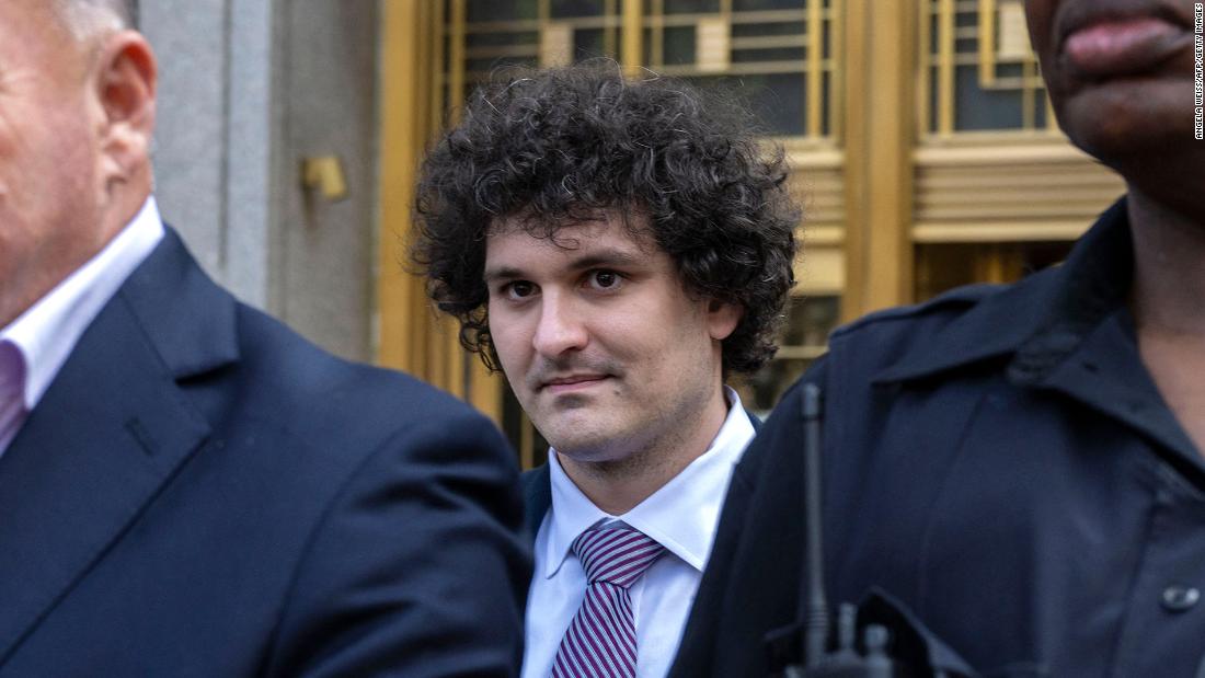 Former FTX chief Sam Bankman-Fried leaves the Federal Courthouse following a bail hearing ahead of his October trial, in New York City on July 26, 2023. (Photo by ANGELA WEISS / AFP) (Photo by ANGELA WEISS/AFP via Getty Images)