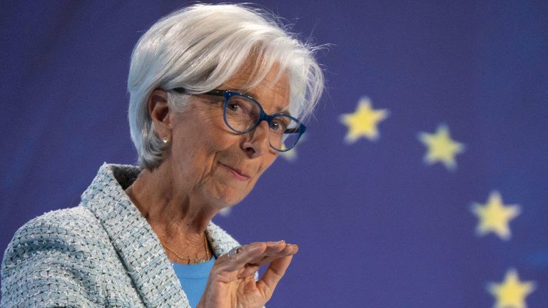 ECB President Christine Lagarde gives a press conference after the Governing Council meeting in Hesse, Frankfurt/Main, Germany on June 6, 2024 © Getty Images / picture alliance / Contributor