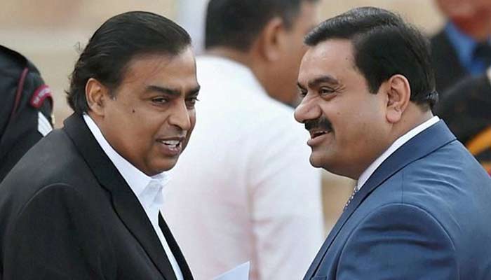GAUTAM ADANI AND MUKESH AMBANI
