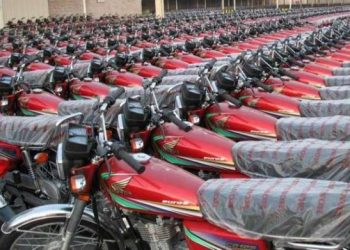 Sales of motorcycles and three-wheelers in Pakistan